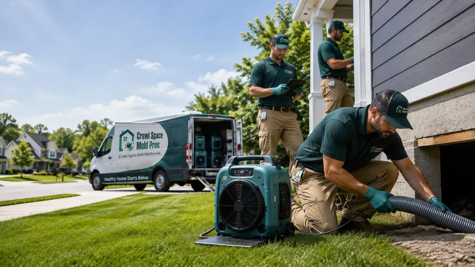 Crawl Space Mold Removal in Indianola, IA